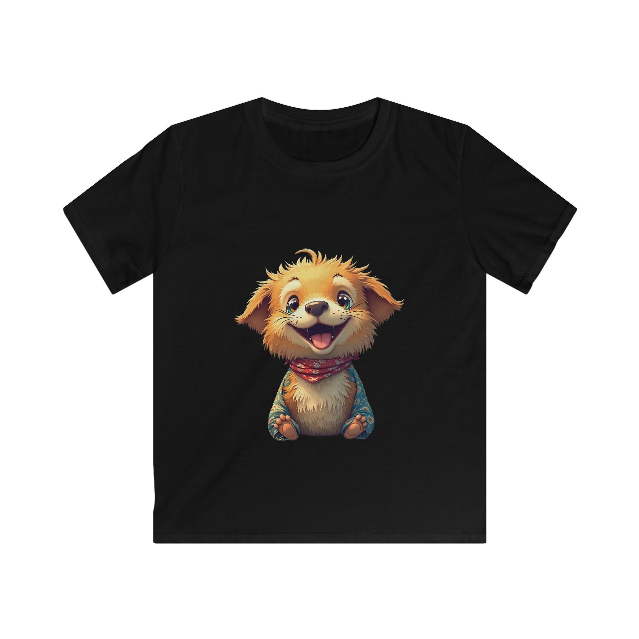 Cute Smiling Puppy Graphic Shirt for Children