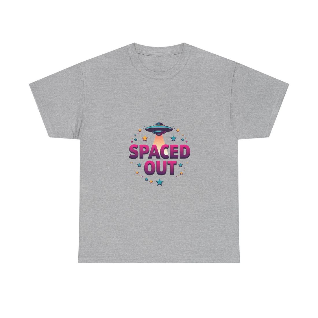 'Spaced Out' UFO Retro Space Graphic T-Shirt