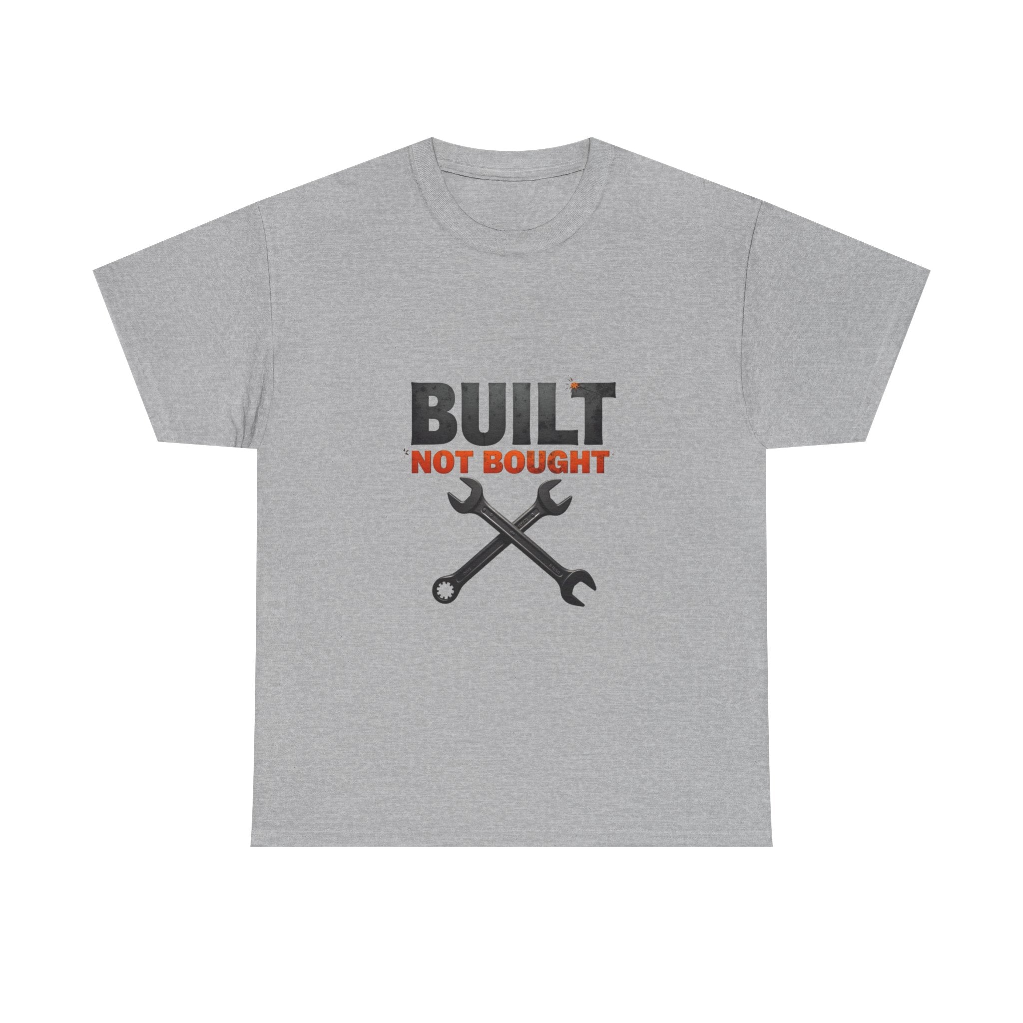 'Built Not Bought' Mechanic & DIY Garage T-Shirt