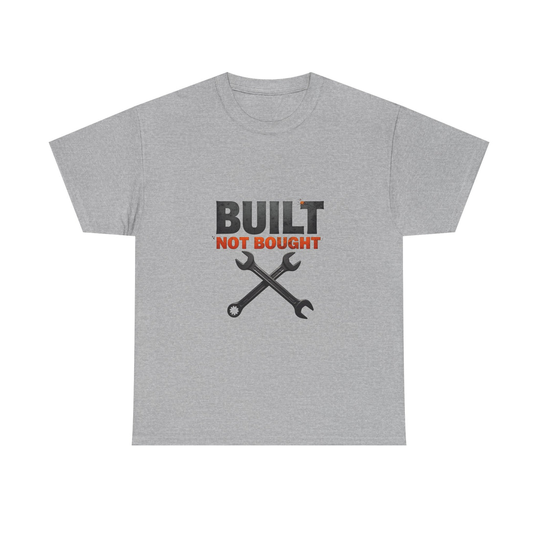 'Built Not Bought' Mechanic & DIY Garage T-Shirt