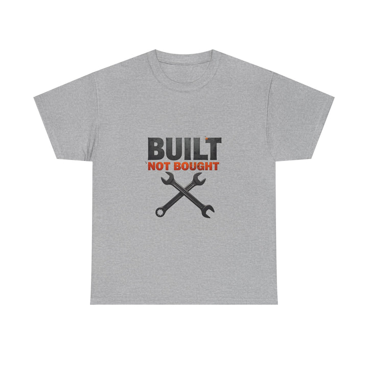 'Built Not Bought' Mechanic & DIY Garage T-Shirt