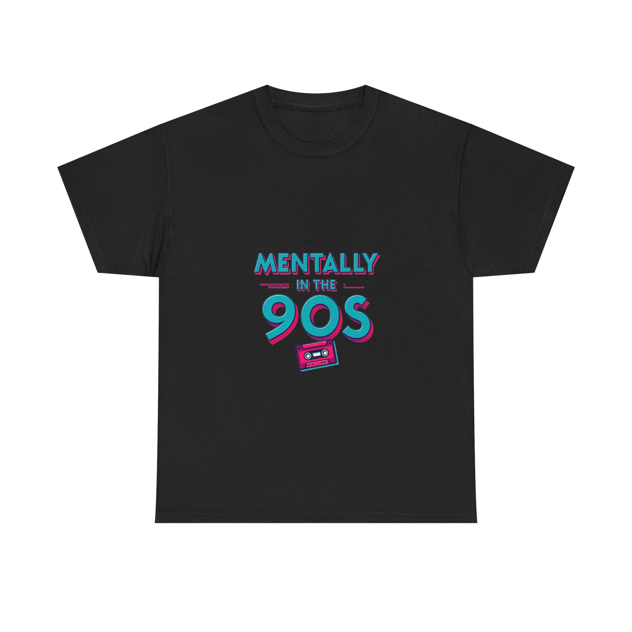 'Mentally in the 90s' Retro Cassette T-Shirt
