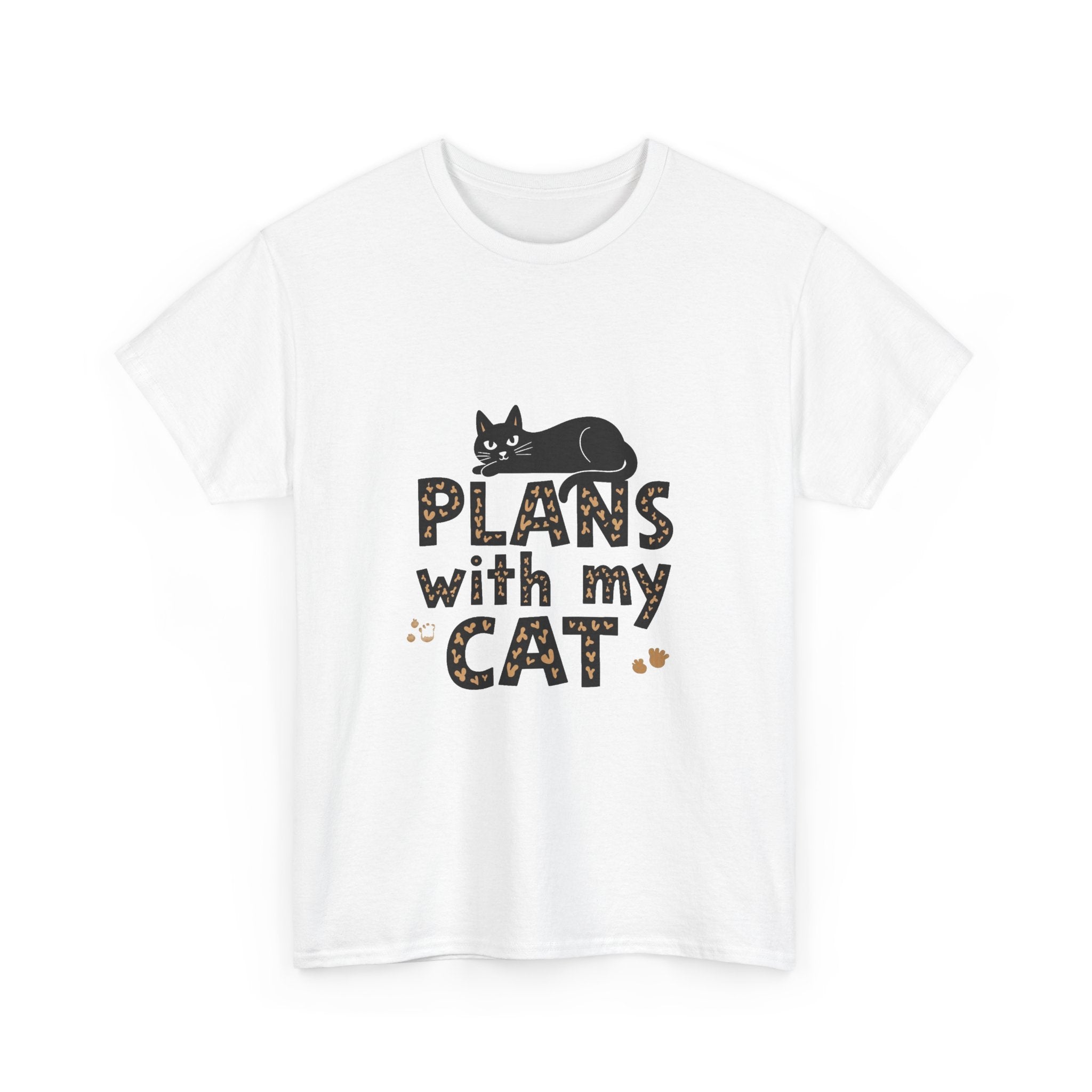 "Plans With My Cat" Graphic T-Shirt