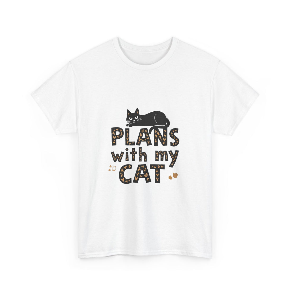 "Plans With My Cat" Graphic T-Shirt