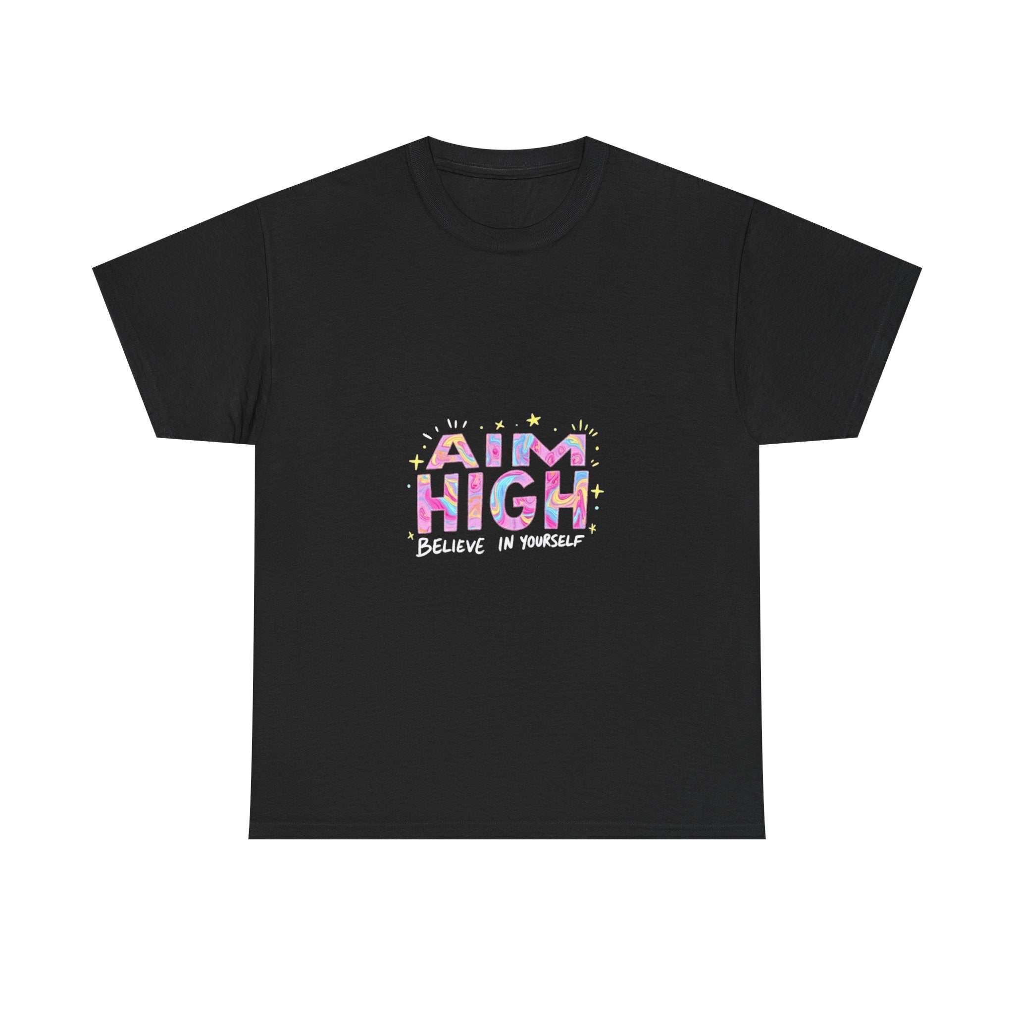 Aim High "Believe in Yourself" Graphic T-Shirt