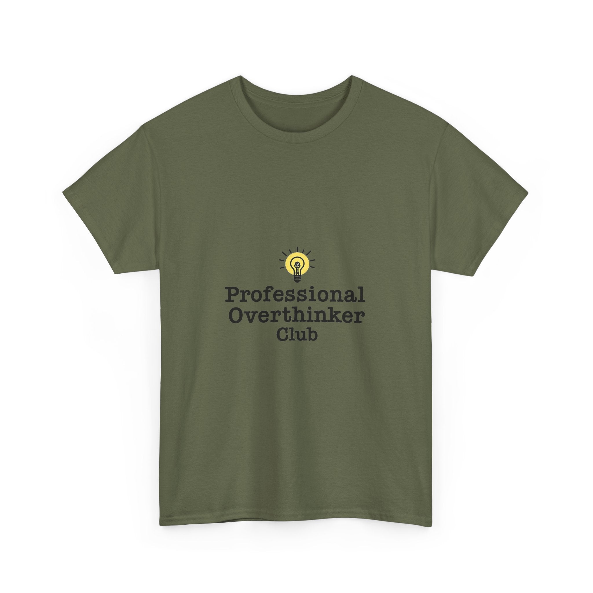 'Professional Overthinker Club' Funny Introvert T-Shirt