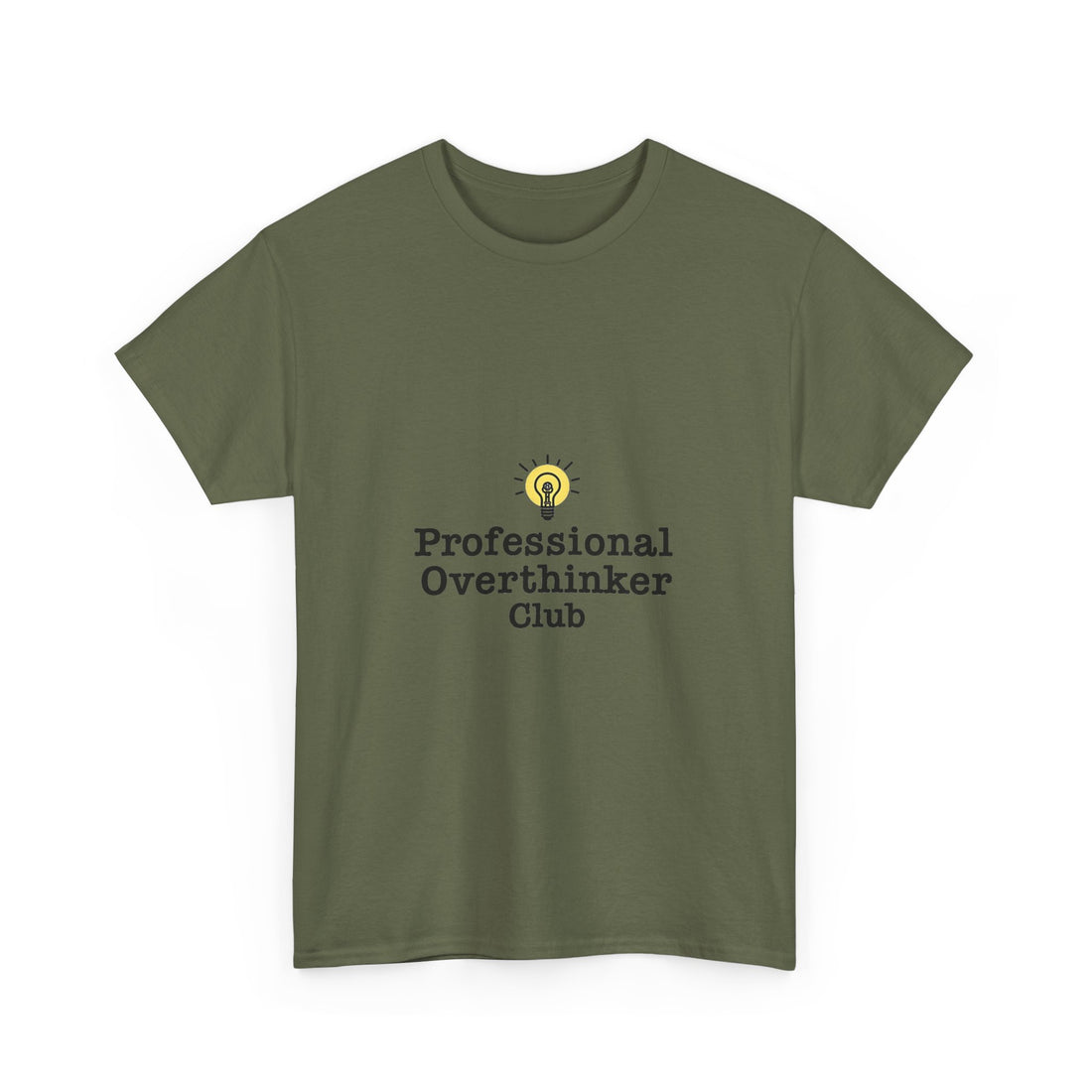 'Professional Overthinker Club' Funny Introvert T-Shirt