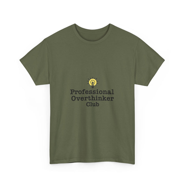 'Professional Overthinker Club' Funny Introvert T-Shirt