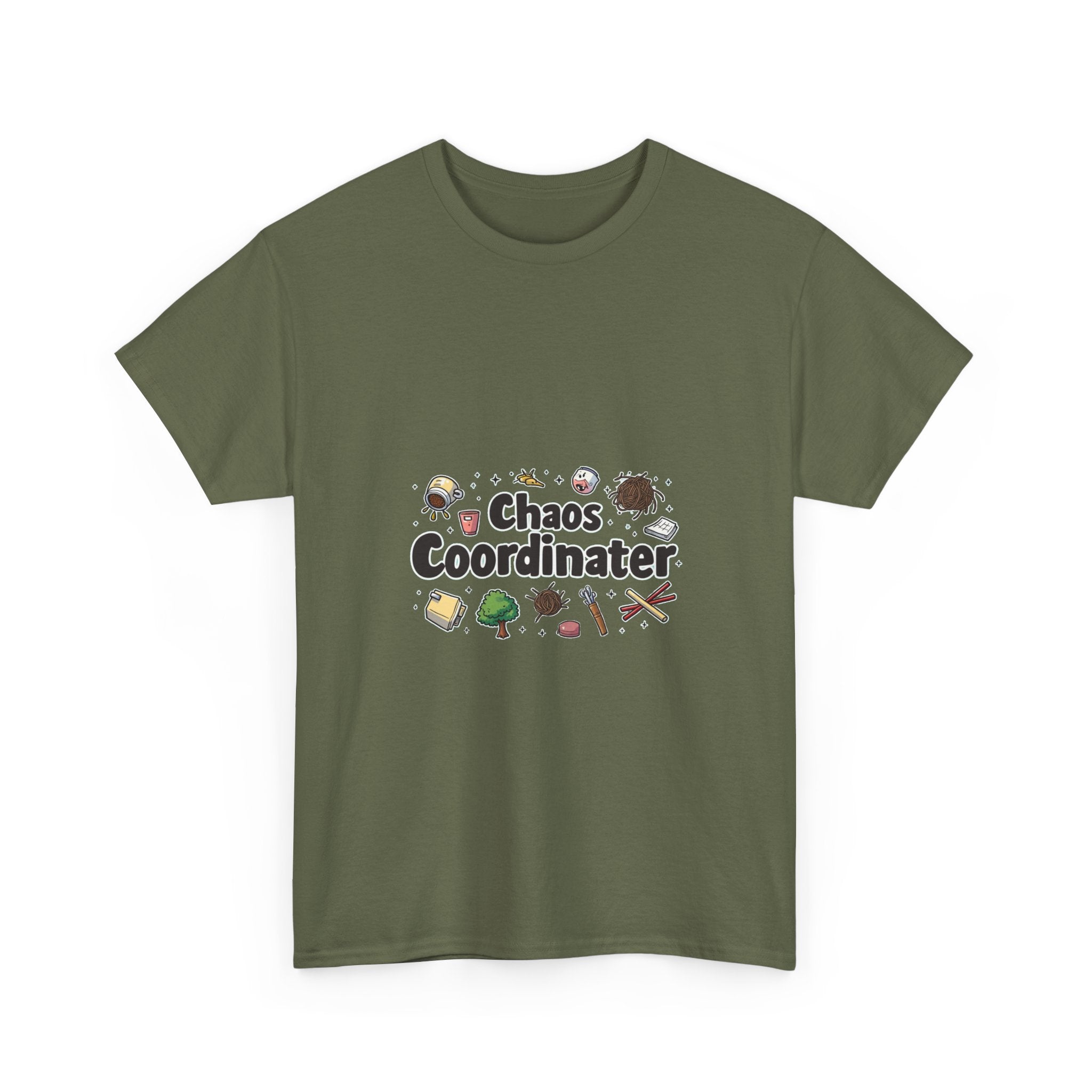 'Chaos Coordinater' Funny RPG Dice & Adventure Icons T-Shirt