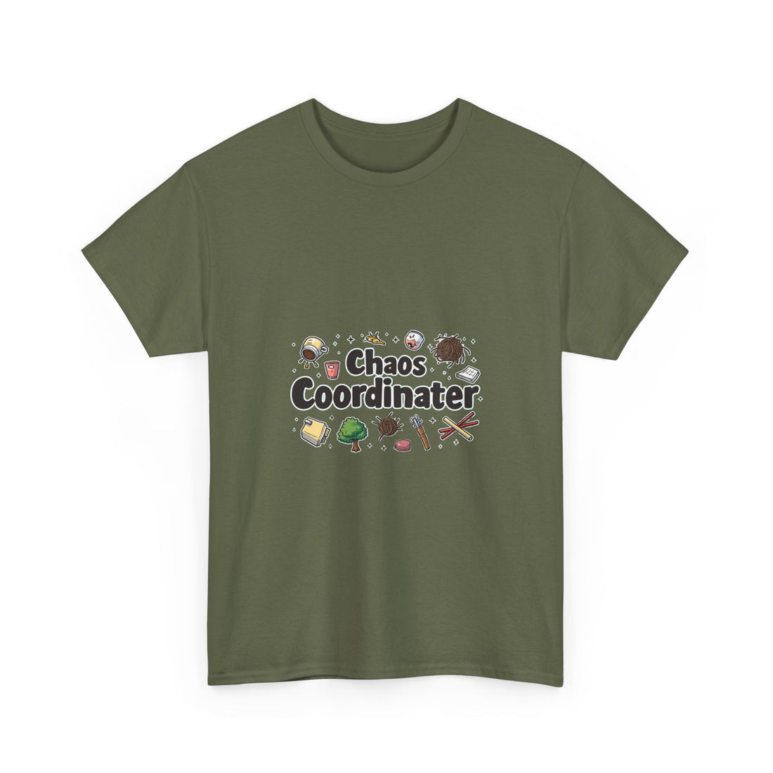 'Chaos Coordinater' Funny RPG Dice & Adventure Icons T-Shirt