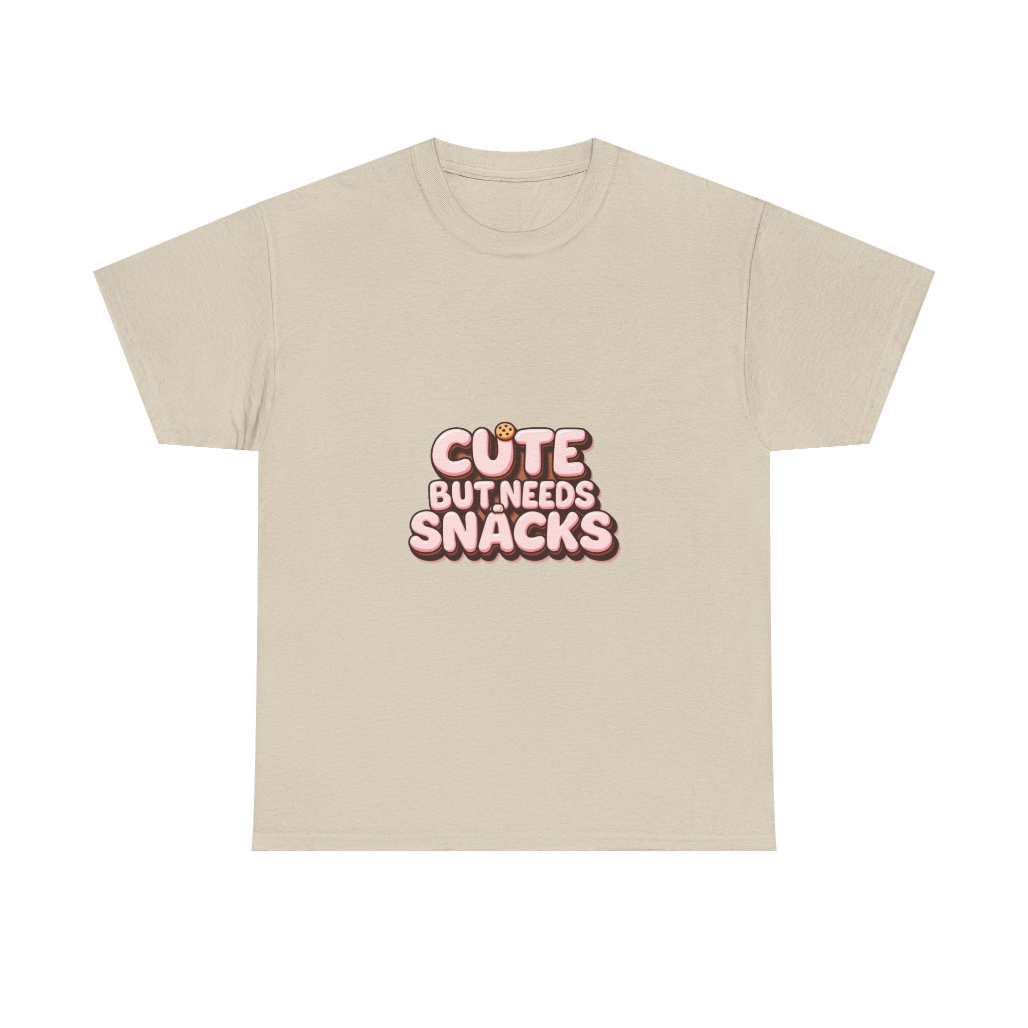 "Cute But Needs Snacks" Graphic T-Shirt