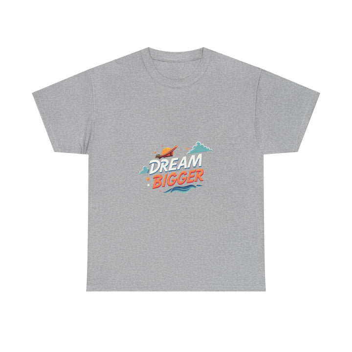 'Dream Bigger' Retro Space Graphic Inspirational T-Shirt