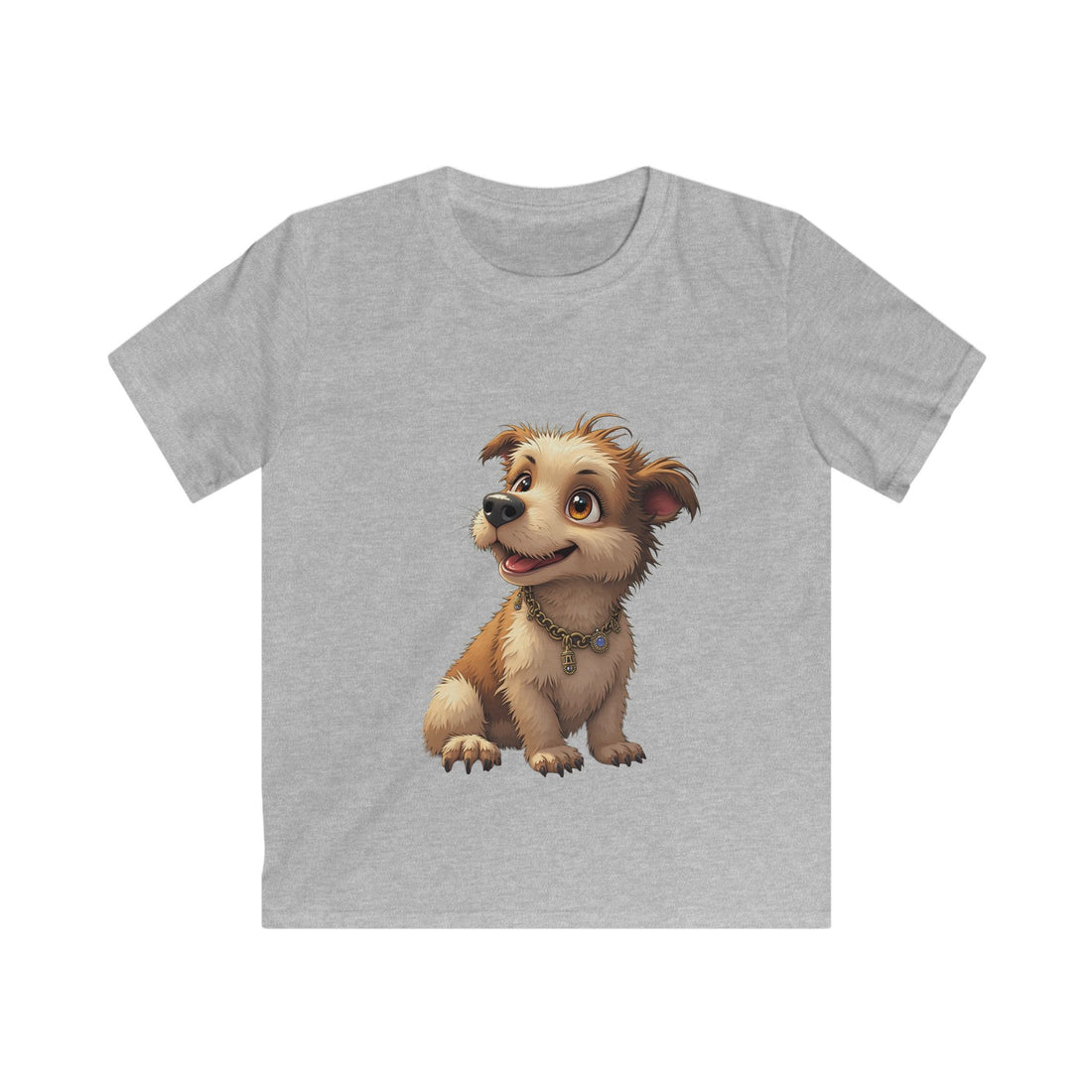 Puppy Graphic Cute Happy Dog Shirt for Children