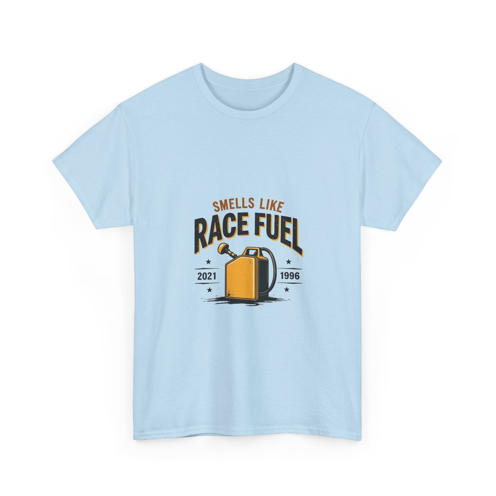 'Smells Like Race Fuel' Vintage Gas Can Racing T-Shirt