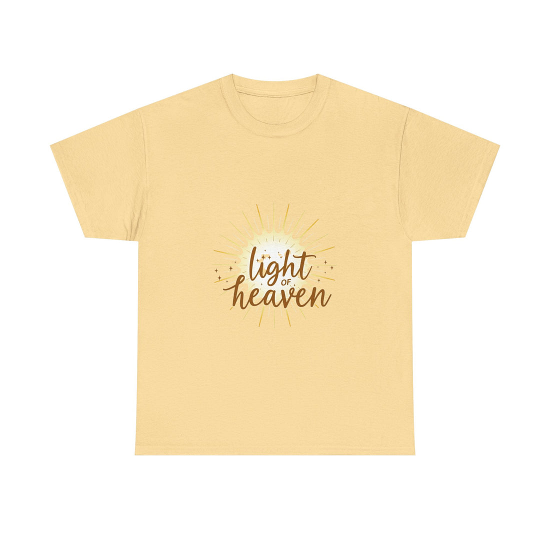 'Light of Heaven' Inspirational Sunburst Christian T-Shirt