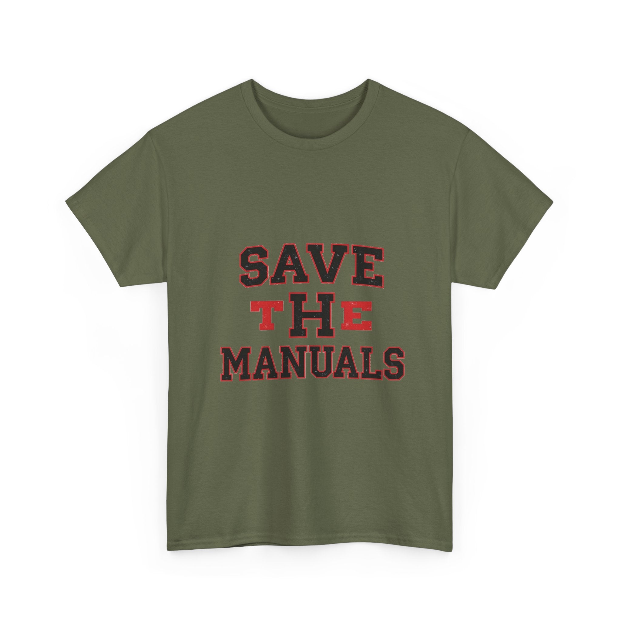 'Save The Manuals' Retro Mechanics Vintage Repair T-Shirt