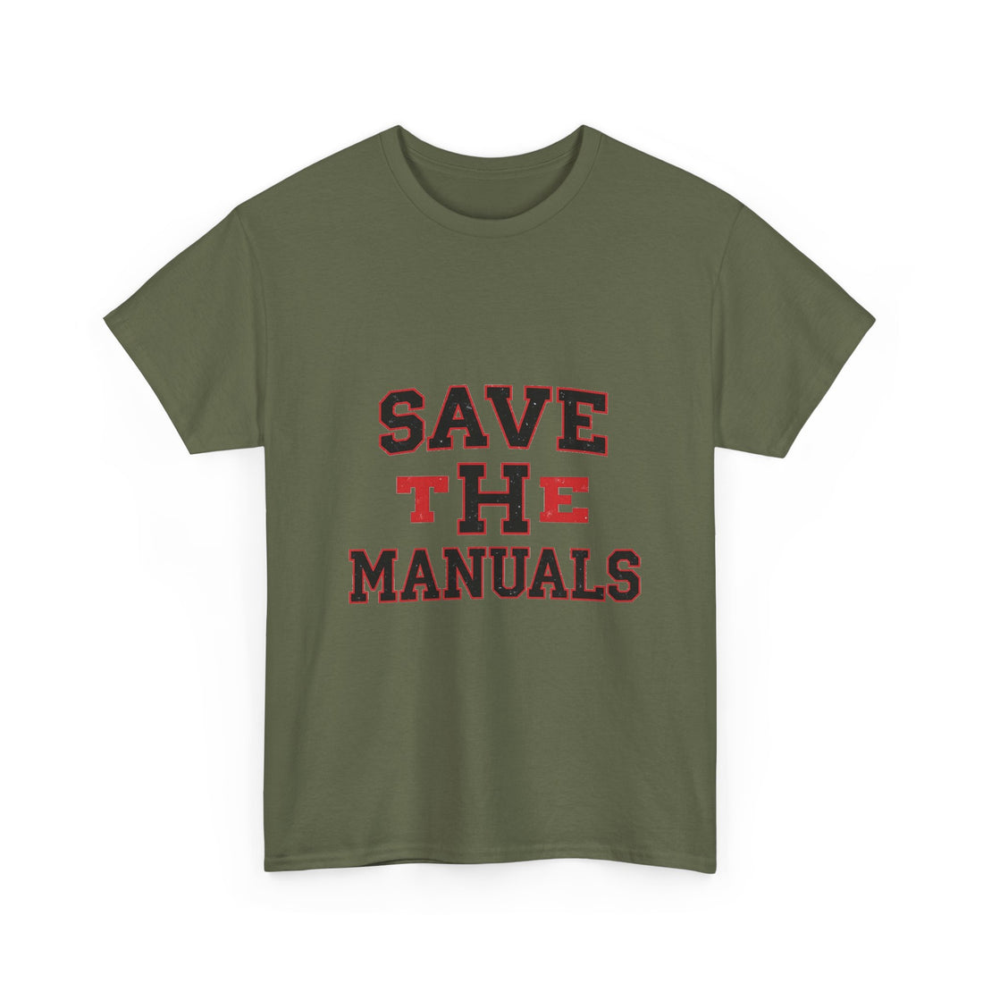 'Save The Manuals' Retro Mechanics Vintage Repair T-Shirt