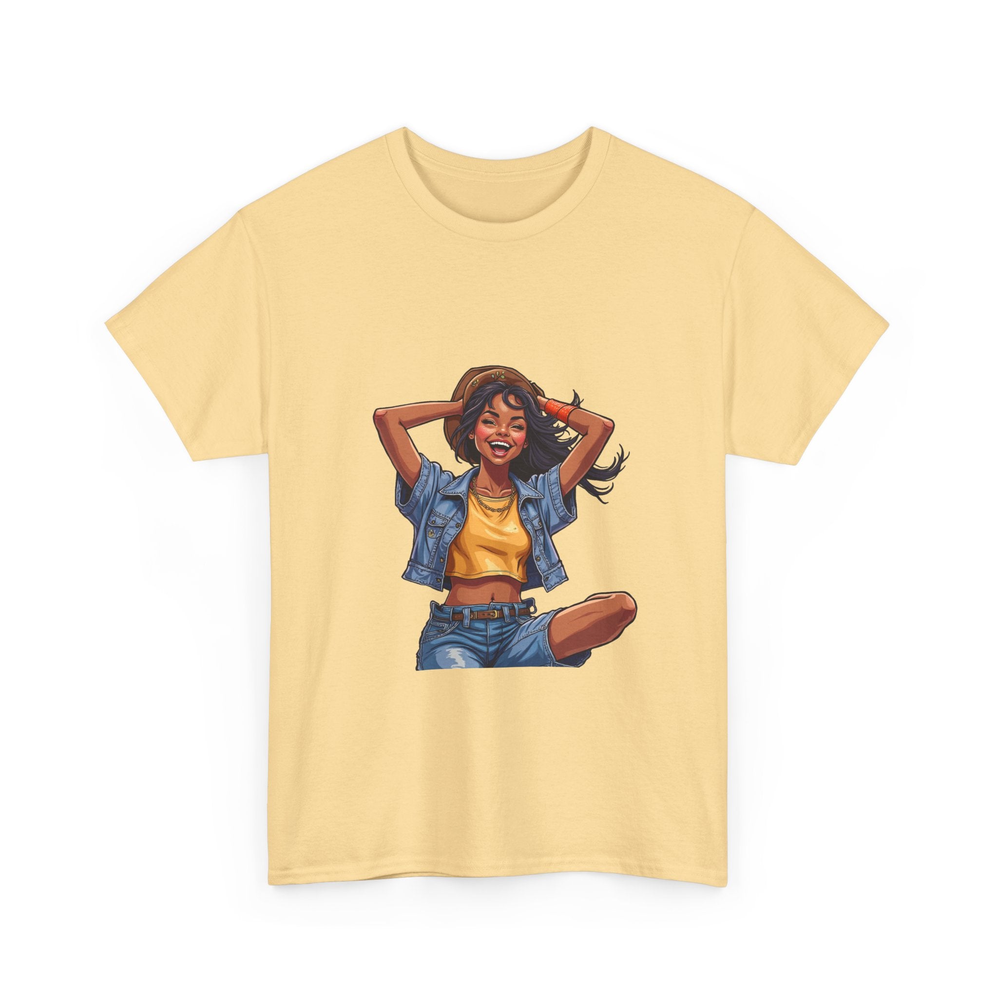 Retro Summer Girl Vintage Pinup Woman Graphic T-Shirt