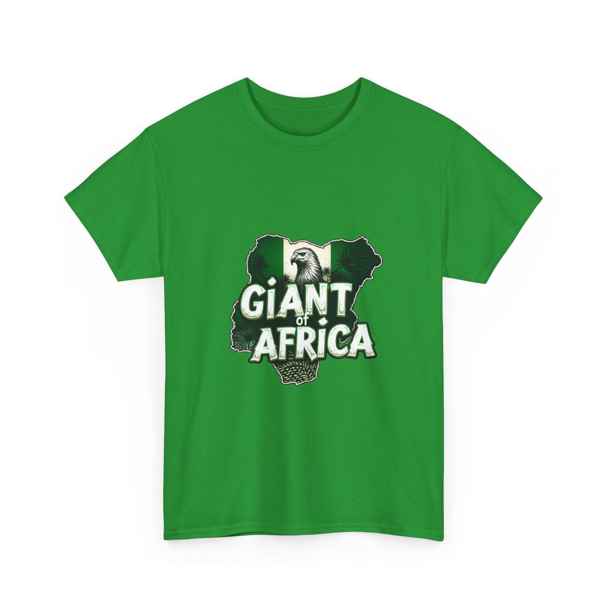 Giant of Africa Bold Nigeria Map Design T-Shirt