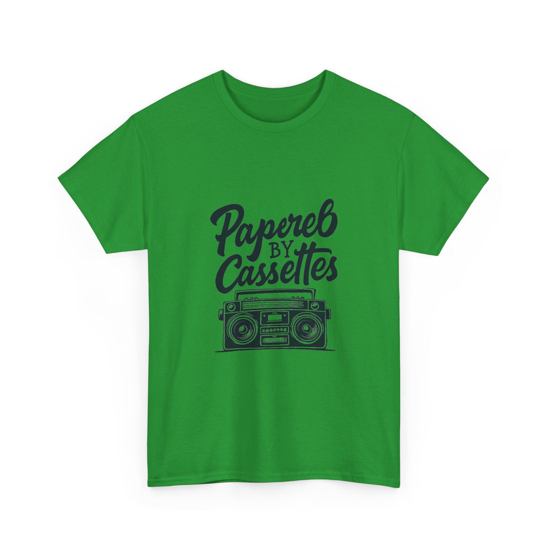 'Papered by Cassettes' Vintage Boombox Tee