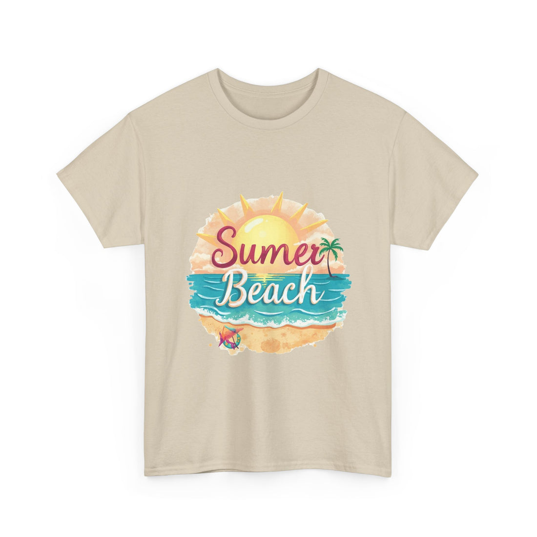 Retro Tropical Sunset Graphic T-Shirt