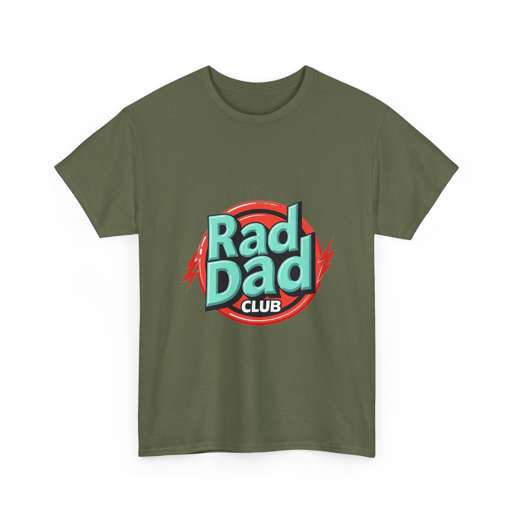 'Rad Dad Club' Retro Graphic T-Shirt for Cool Dads, Father’s Day Gift