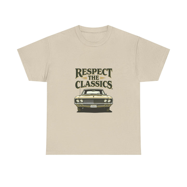 'Respect the Classics' Vintage Muscle Car Graphic T-Shirt