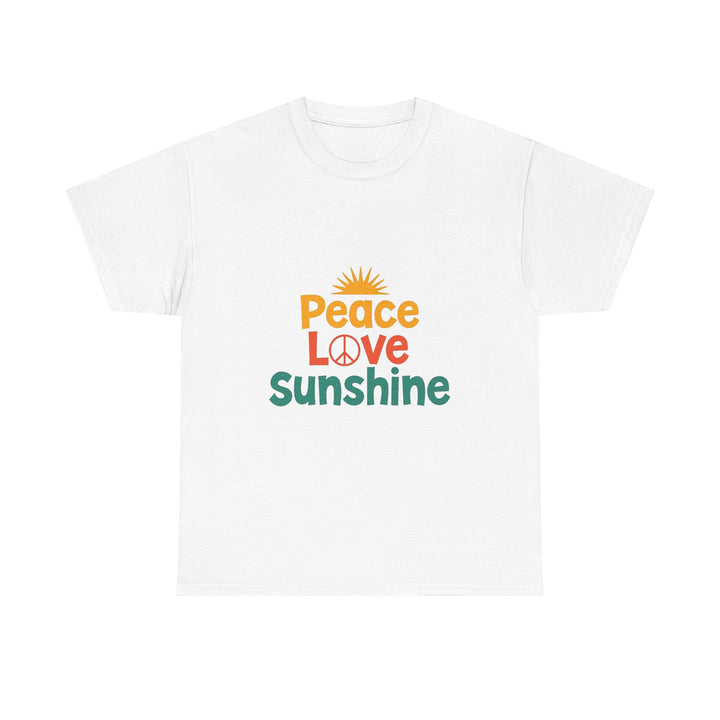 'Peace Love Sunshine' T‑Shirt