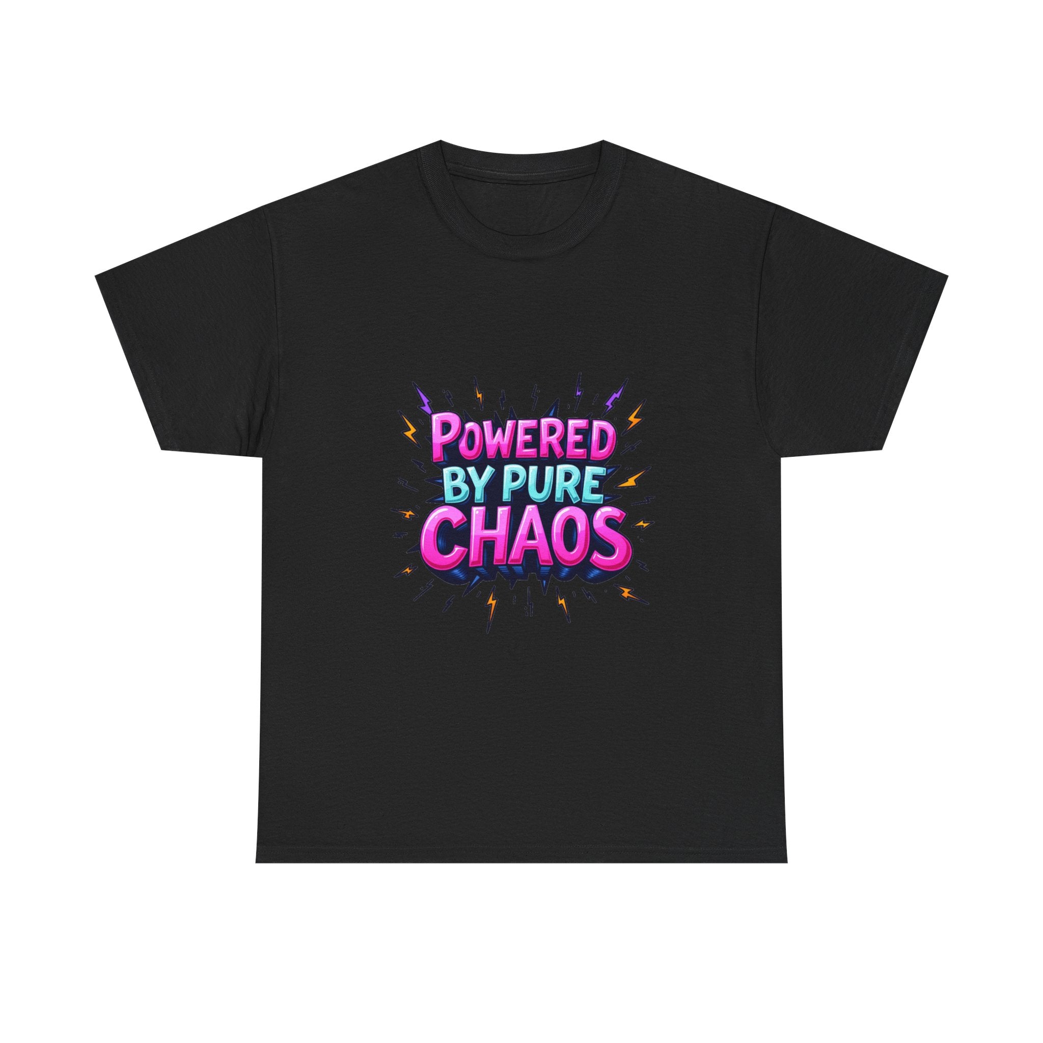 'Powered By Pure Chaos' Graphic T-Shirt