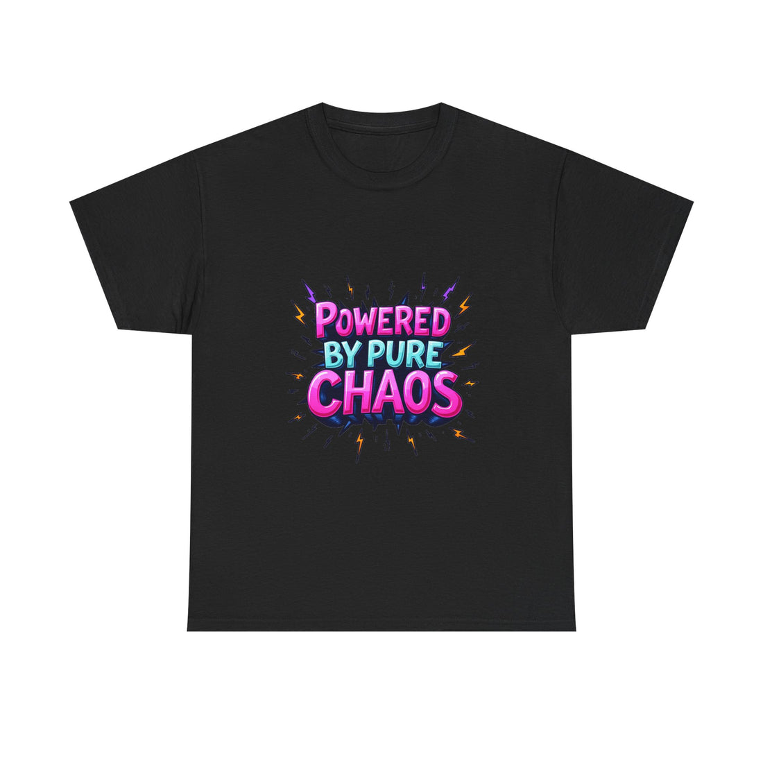 'Powered By Pure Chaos' Graphic T-Shirt