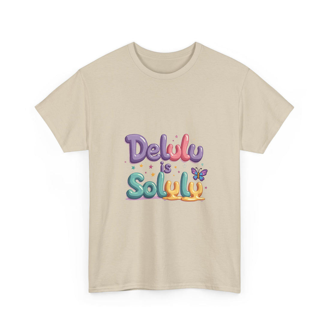 'Delulu Is Solulu' Cute Graphic T-Shirt