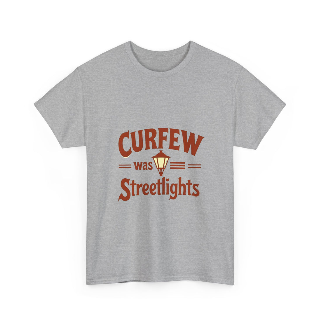 'Curfew Was Streetlights' Vintage Lamp Graphic T-Shirt