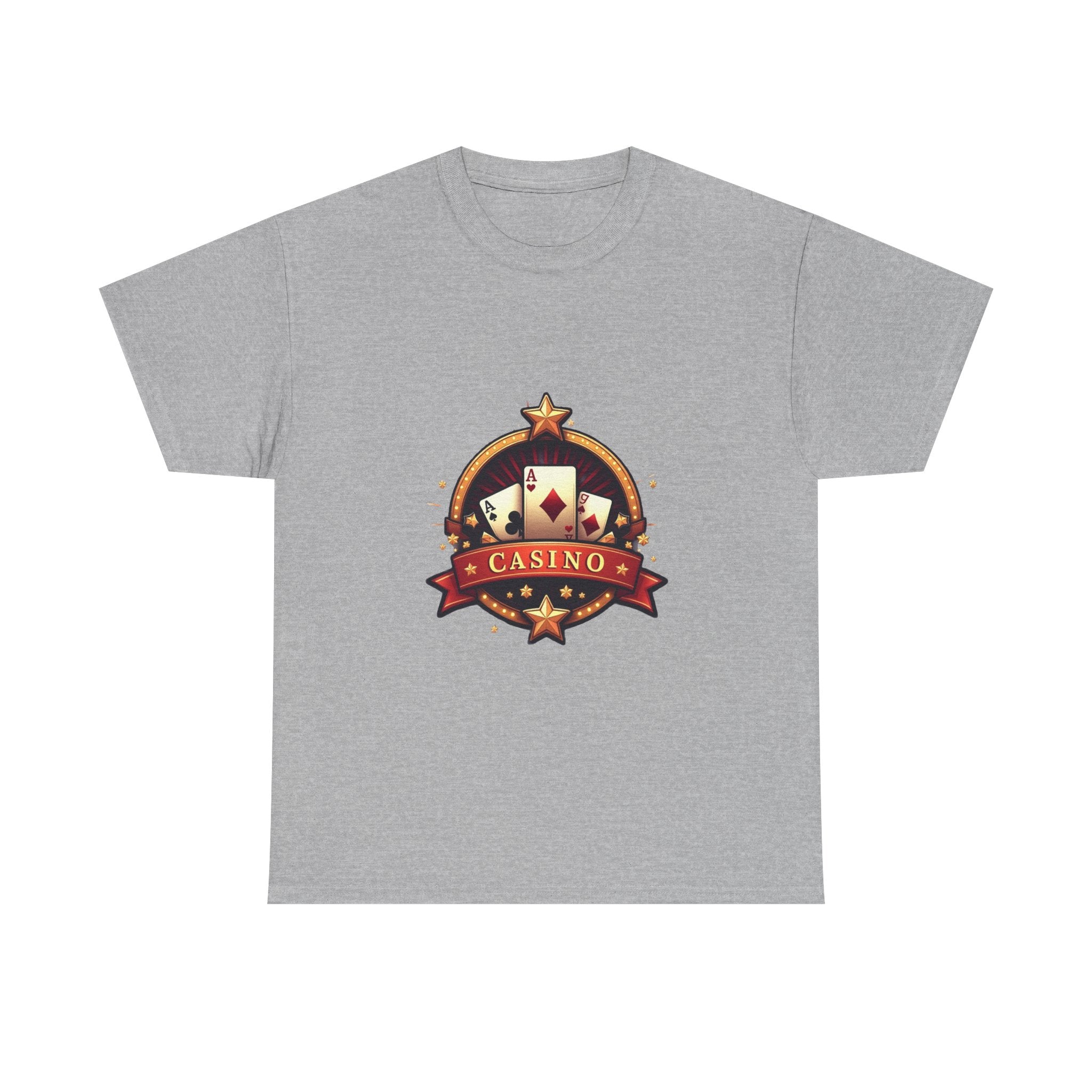 Casino Playing Cards T-Shirt — Vintage Poker Logo Tee