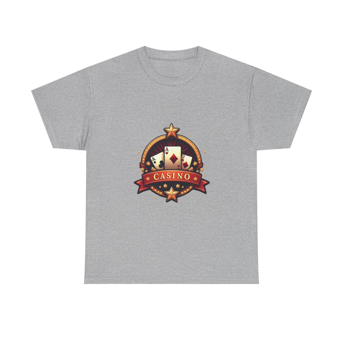 Casino Playing Cards T-Shirt — Vintage Poker Logo Tee