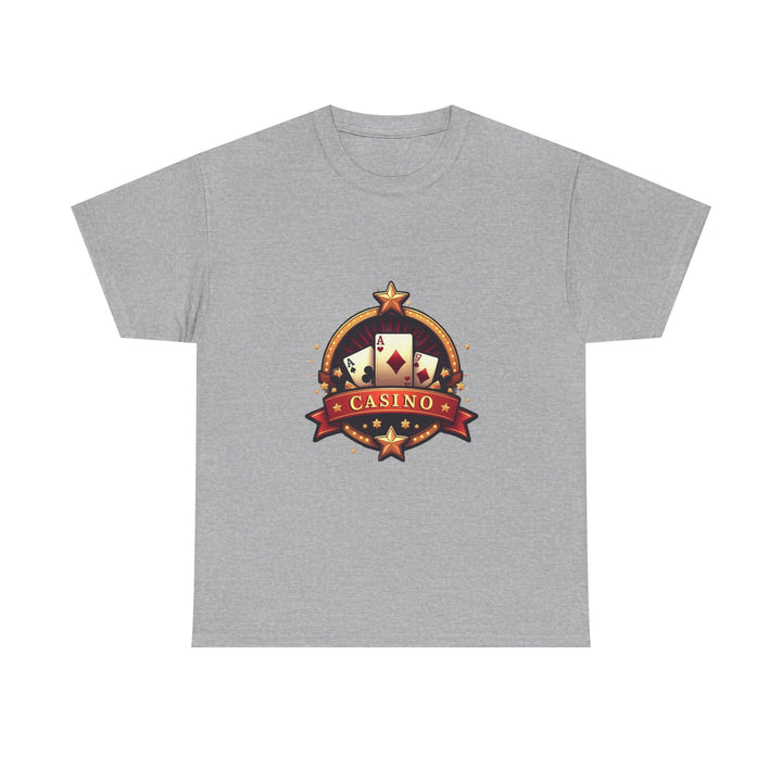 Casino Playing Cards T-Shirt — Vintage Poker Logo Tee