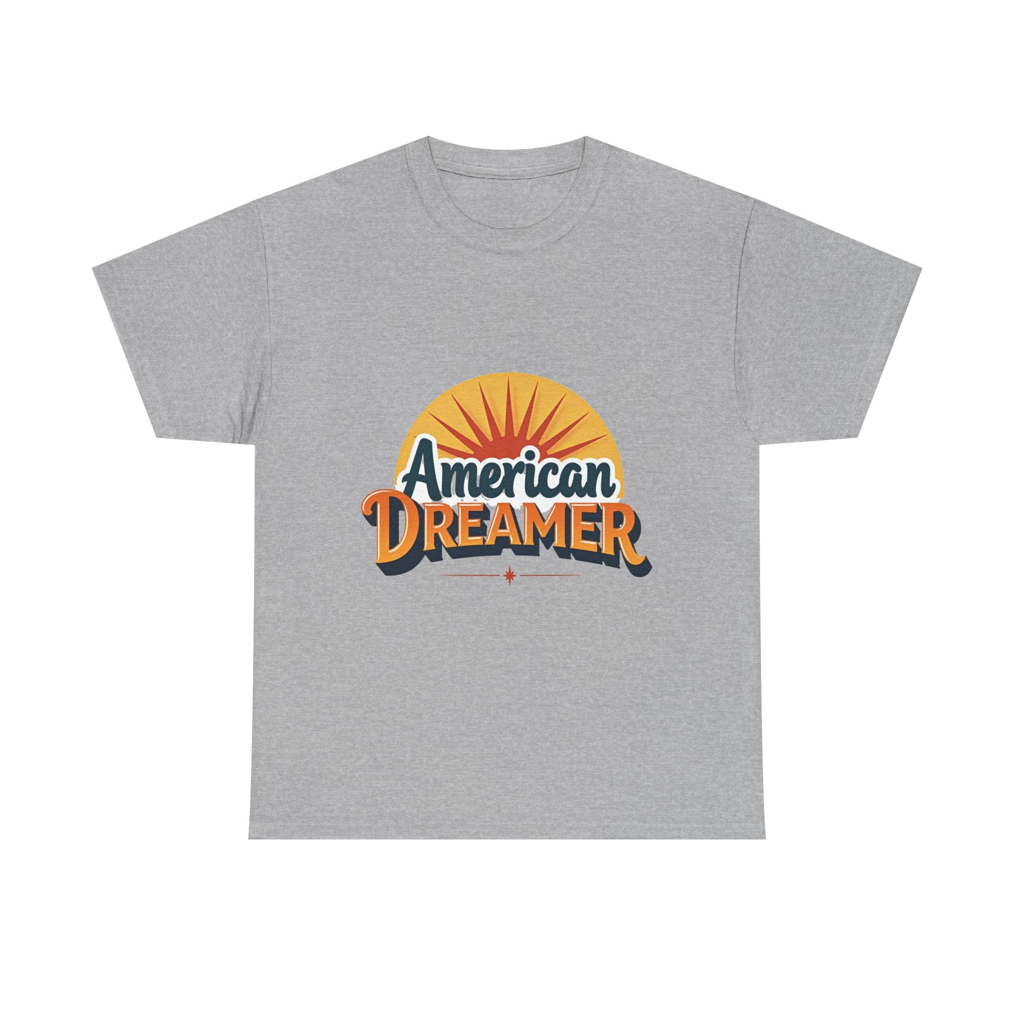 'American Dreamer' Retro Sunrise Graphic T-Shirt