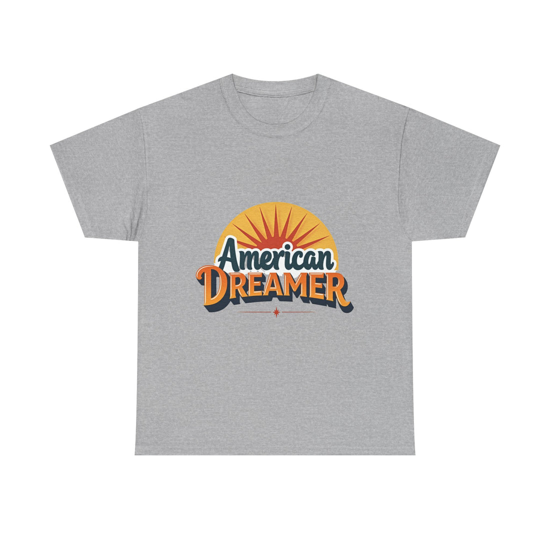 'American Dreamer' Retro Sunrise Graphic T-Shirt