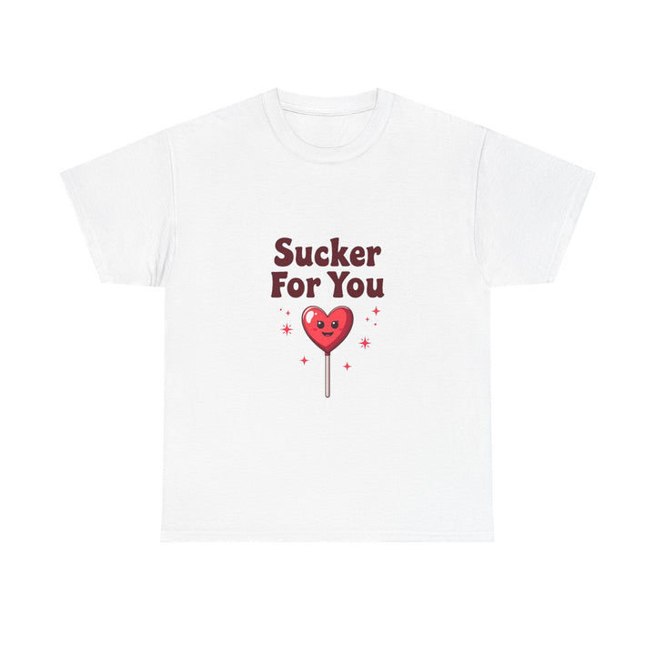 "Sucker For You" Heart Lollipop Valentine T-Shirt