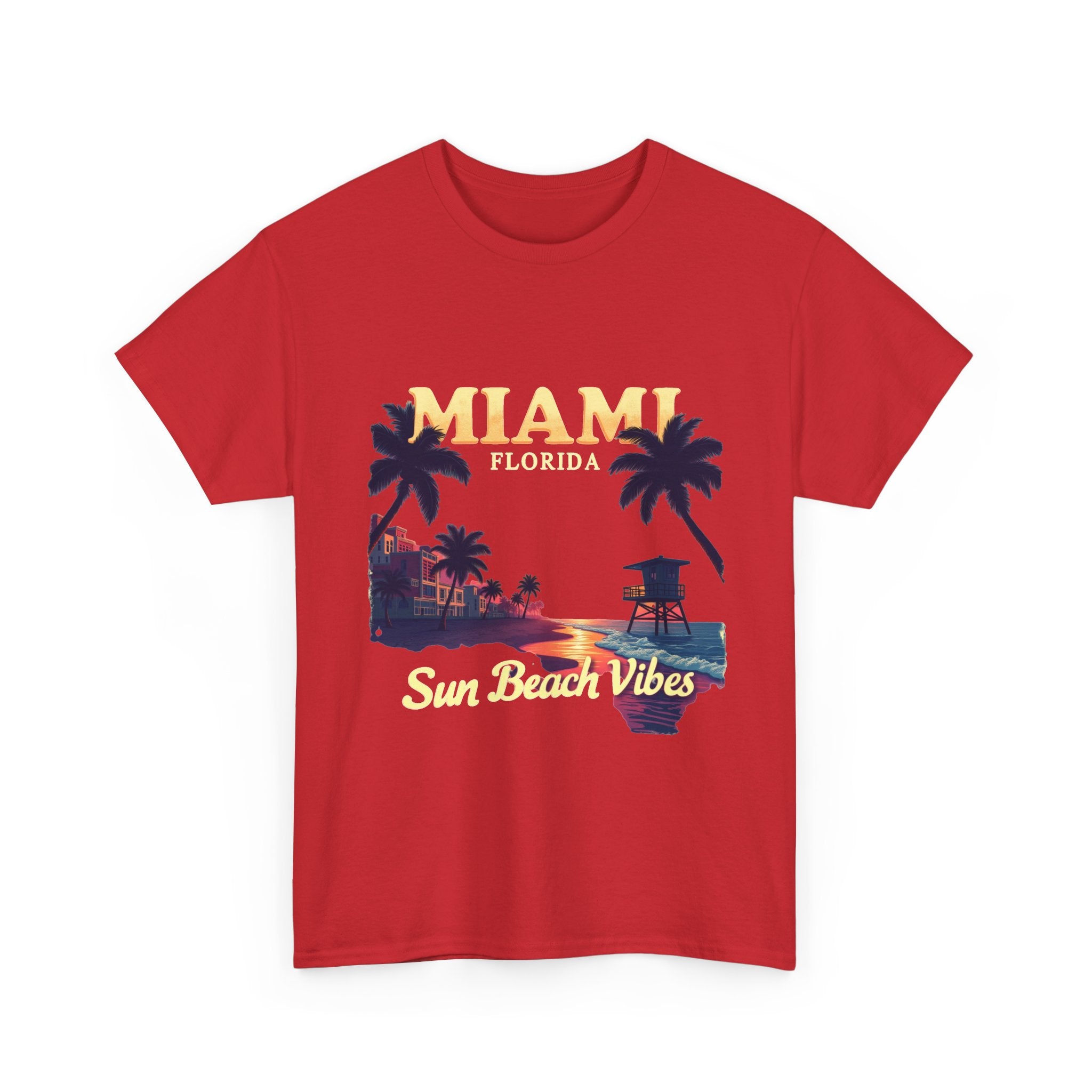 Miami Florida Sun Beach Vibes T-Shirt
