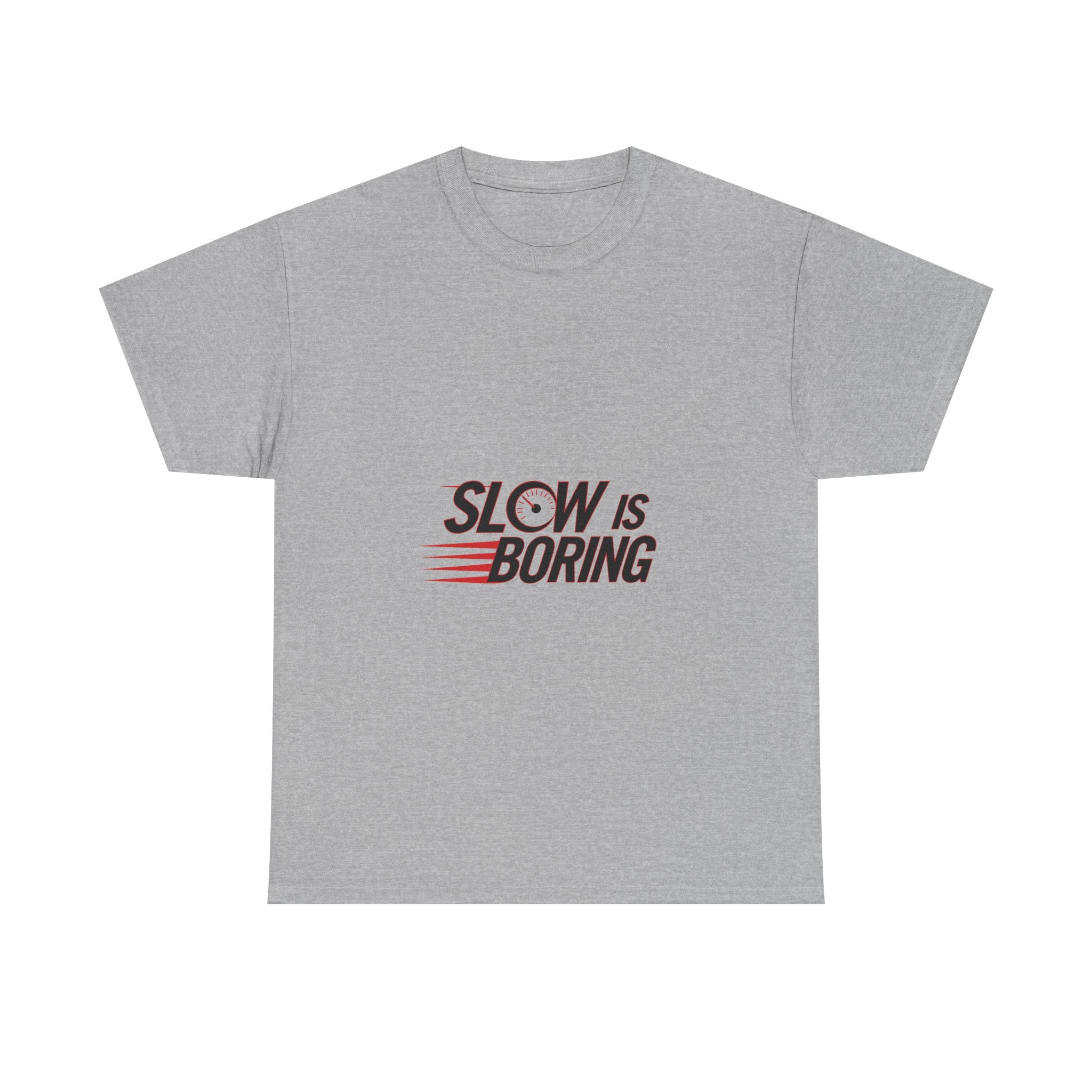"Slow Is Boring" Retro Racing Graphic T-Shirt