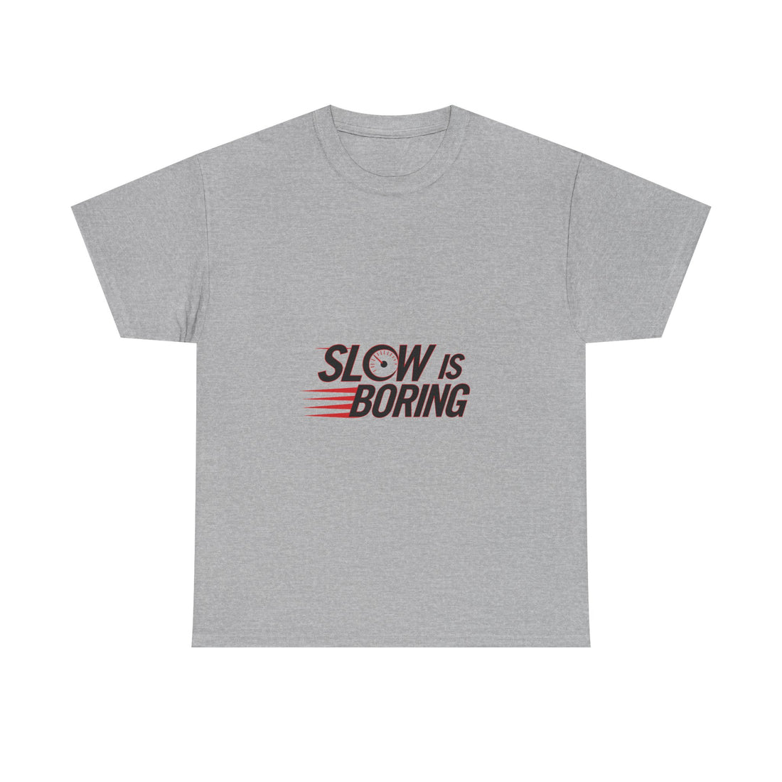 "Slow Is Boring" Retro Racing Graphic T-Shirt