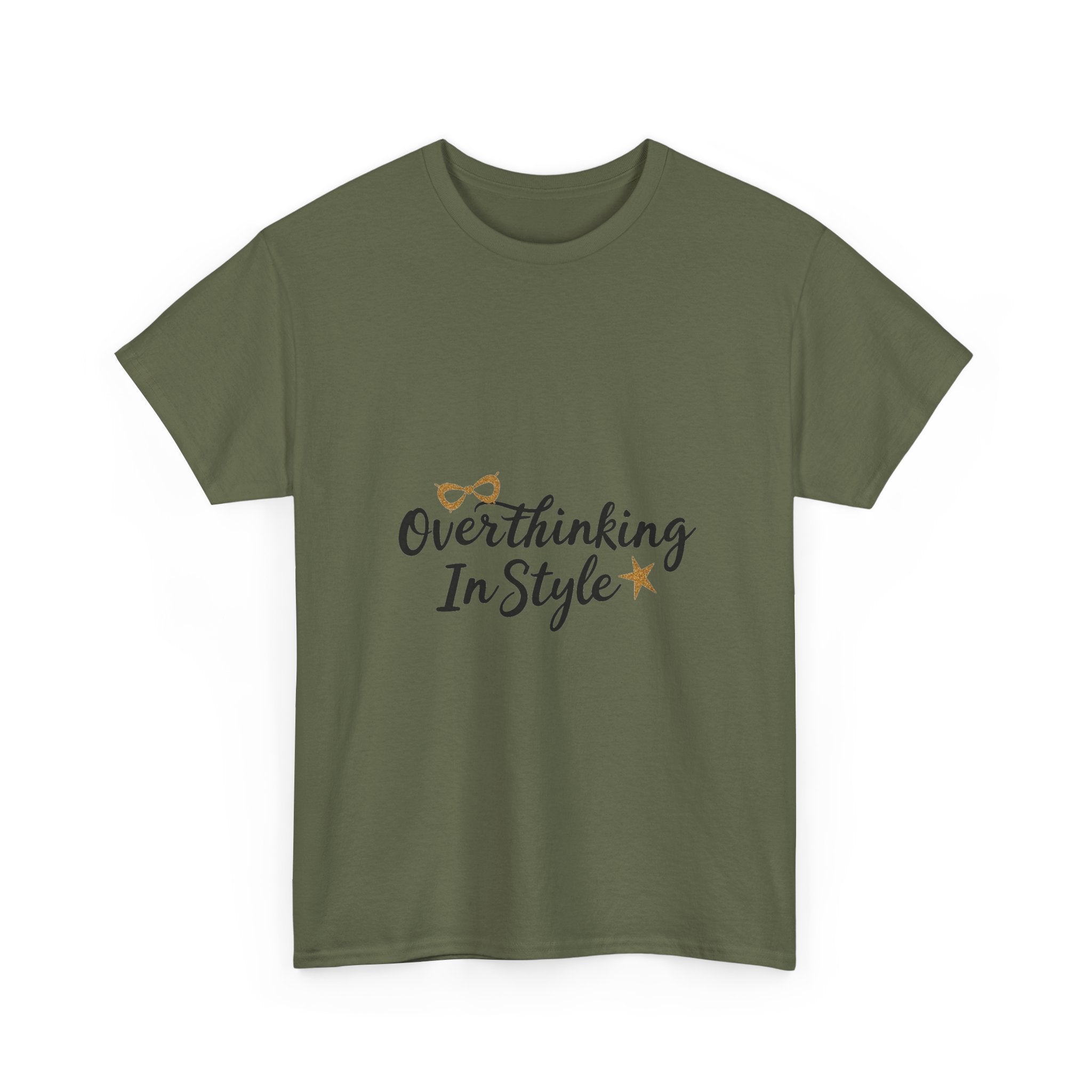 'Overthinking In Style' Funny Graphic Women’s Casual T-Shirt