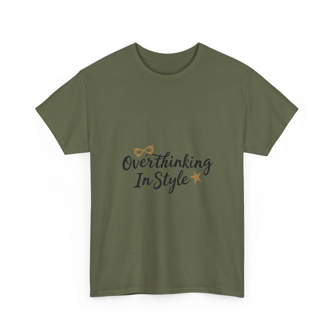'Overthinking In Style' Funny Graphic Women’s Casual T-Shirt