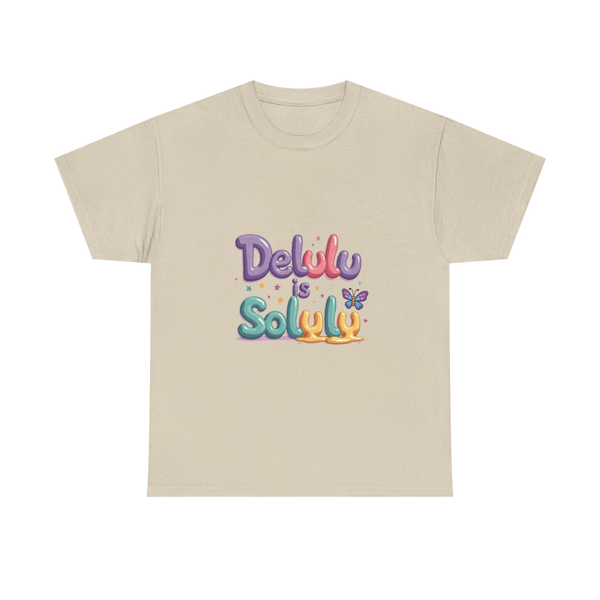 'Delulu Is Solulu' Cute Graphic T-Shirt