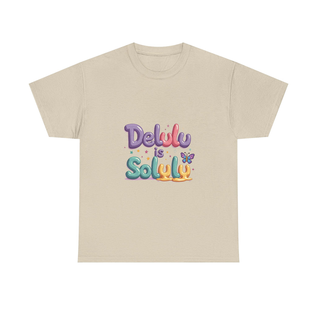 'Delulu Is Solulu' Cute Graphic T-Shirt