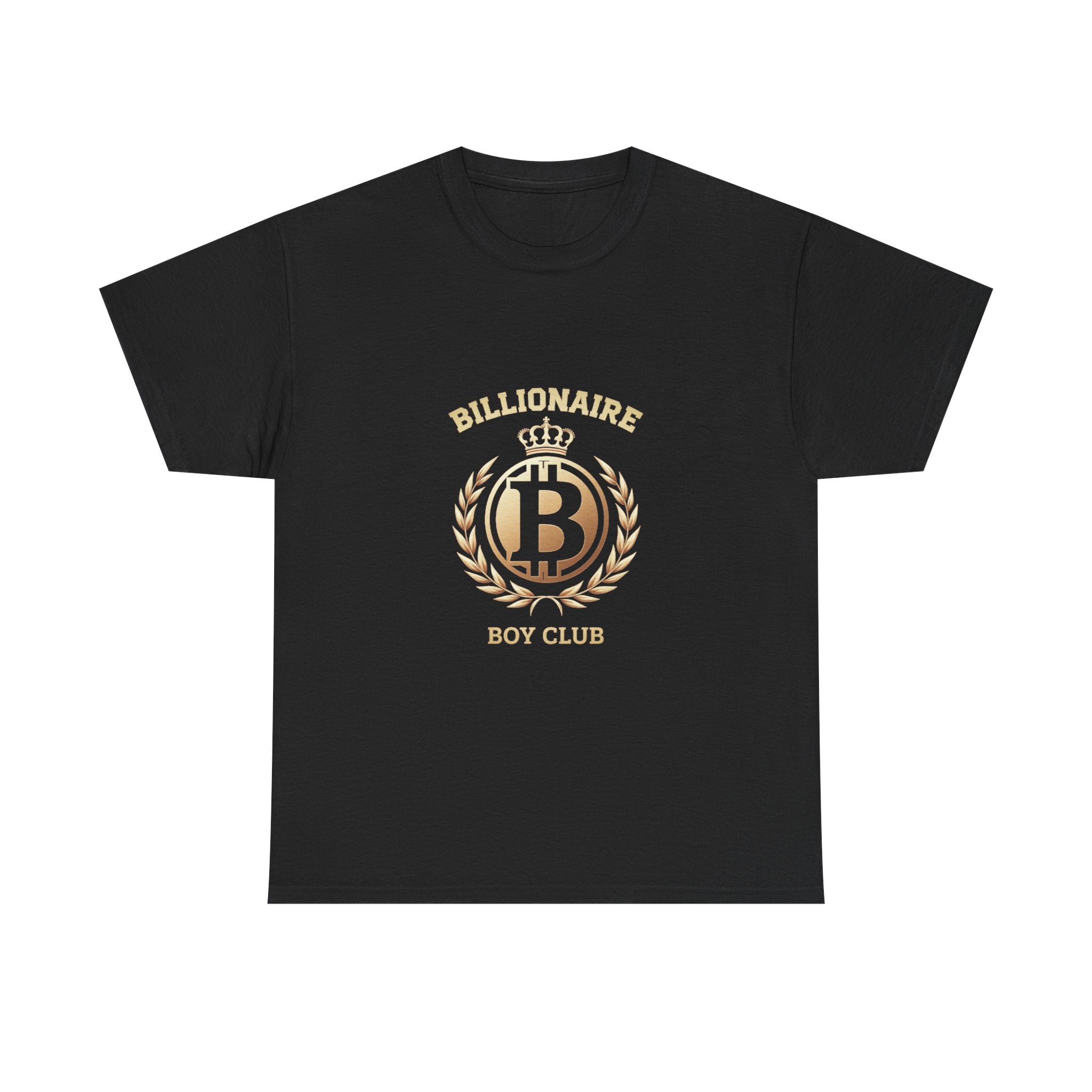 'Billionaire Boy Club' Gold Crest Logo Graphic T-Shirt