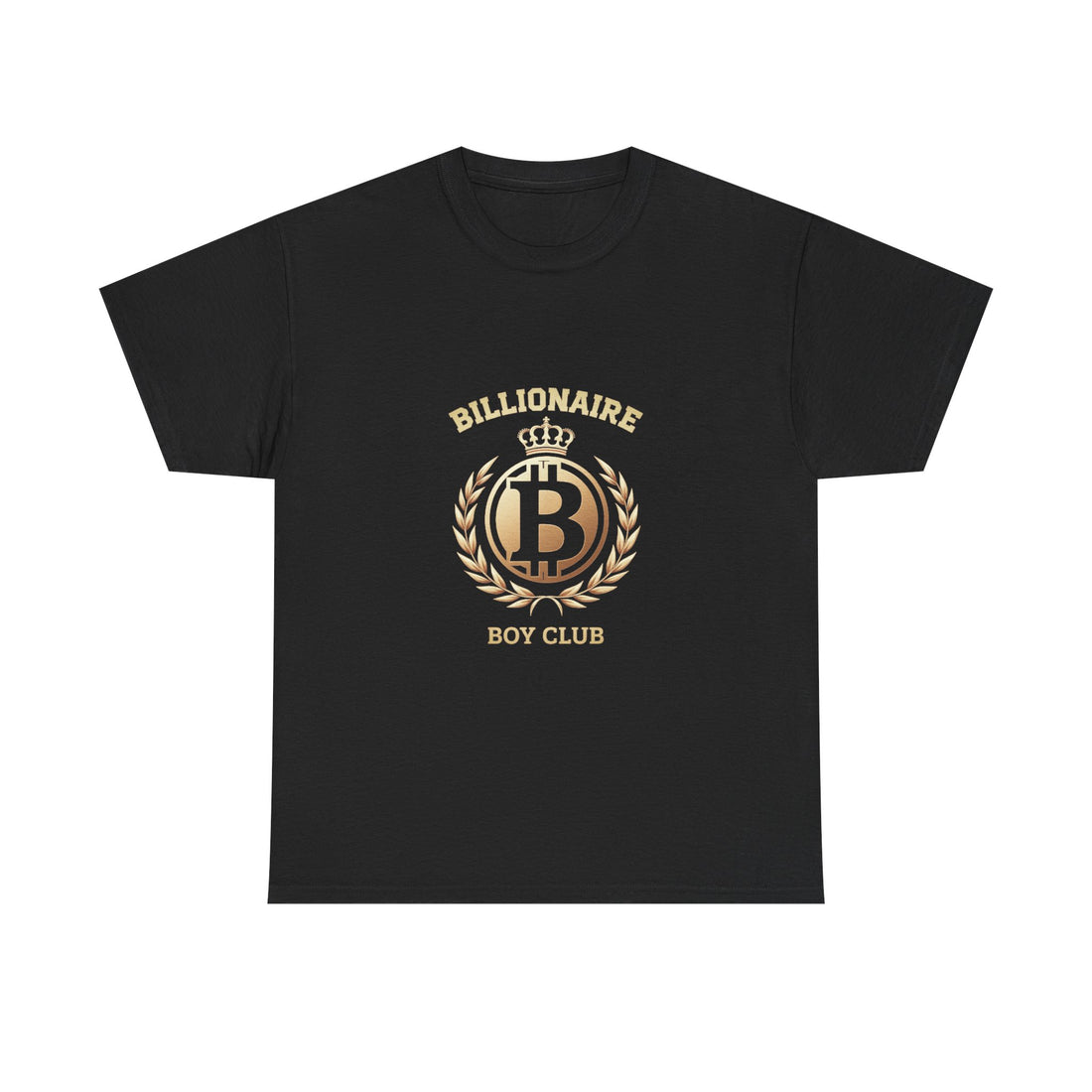 'Billionaire Boy Club' Gold Crest Logo Graphic T-Shirt