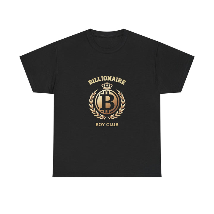 'Billionaire Boy Club' Gold Crest Logo Graphic T-Shirt