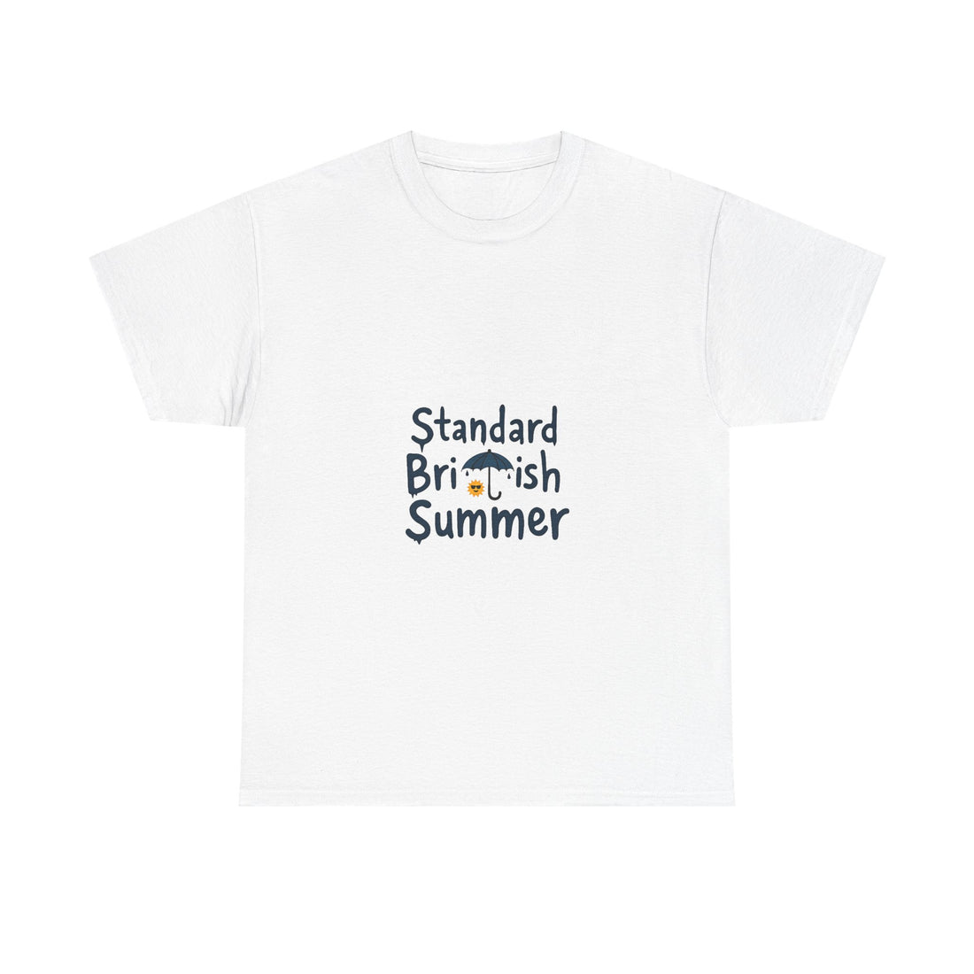Standard British Summer Funny Sunny Puffin Graphic T-Shirt