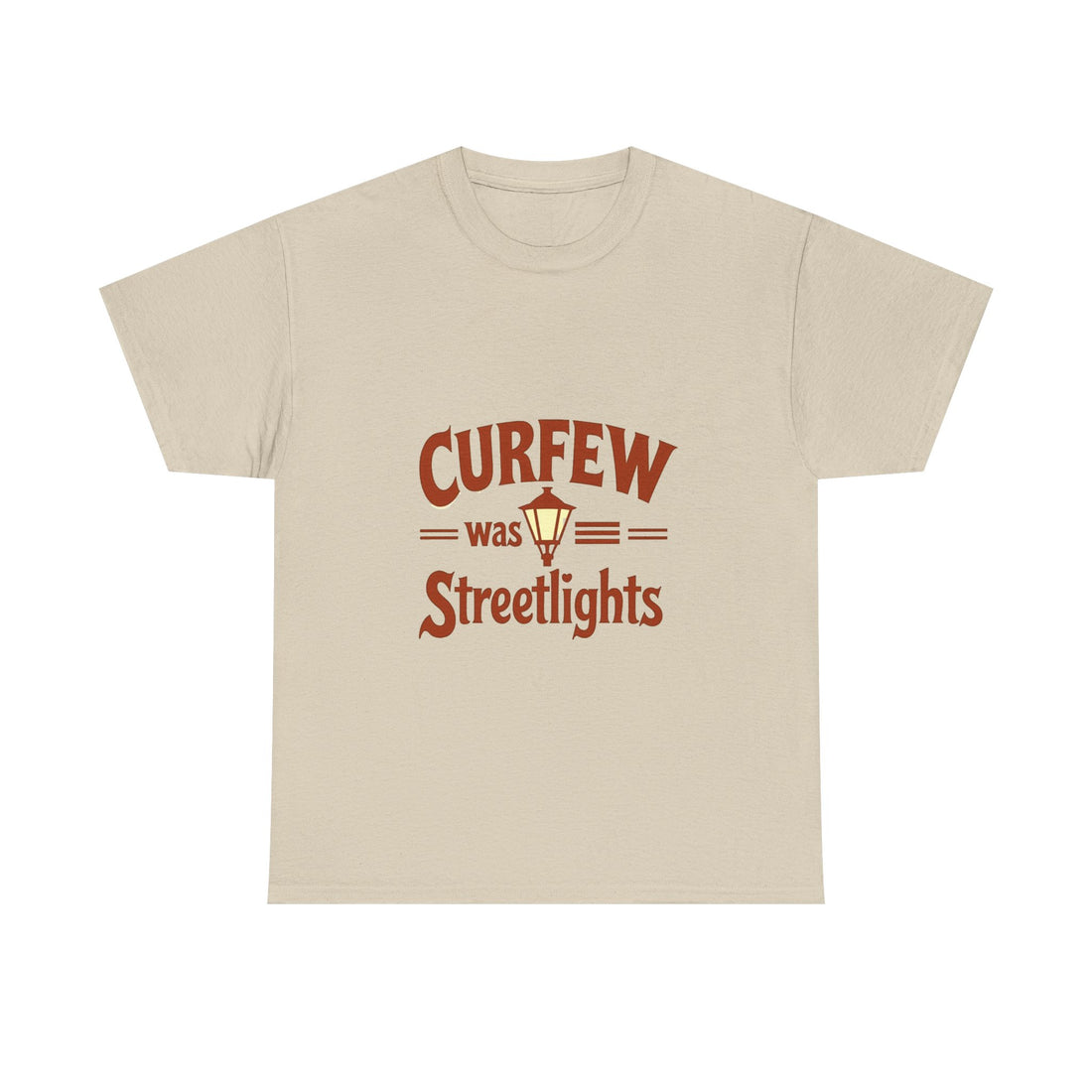 'Curfew Was Streetlights' Vintage Lamp Graphic T-Shirt